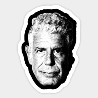 Portrait Anthony Bourdain Sticker